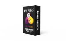 Lataa kuva Galleria-katseluun, Impro® - Hullunhauska Seurapeli ja Tuhmat K18-Kortit
